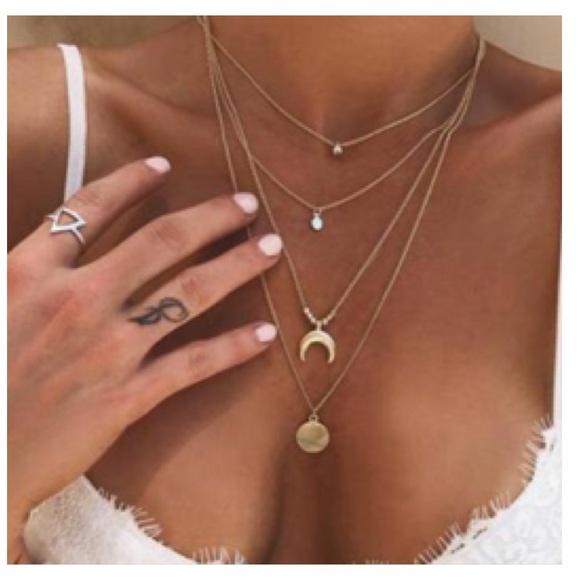 The Ivory Elephant Jewelry - 🎄25% OFF BUNDLES🎁Gold multilayer boho necklace